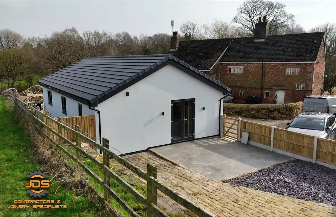 Charnock Richard build, gable end and roofline